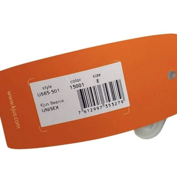 KJUS Embroidered Side Logo Black Knit Beanie - Picture 5 of 8